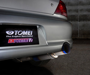 TOMEI FULL TITANIUM MUFFLER EXPREME Ti MITSUBUSHI EVO8 2003+ MITSUBISHI EVO 9 2006+USDM BUMPER