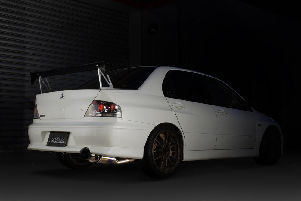 TOMEI FULL TITANIUM MUFFLER EXPREME Ti MITSUBUSHI EVO8 2003+ MITSUBISHI EVO 9 2006+USDM BUMPER