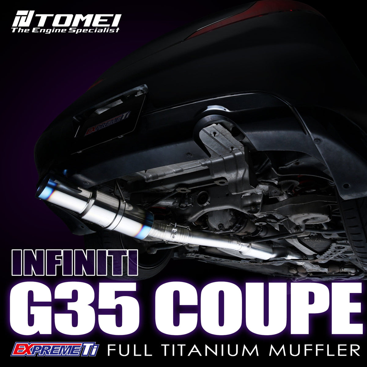 TOMEI FULL TITANIUM MUFFLER EXPREME Ti INFINITI G35 2003-2007 COUPE