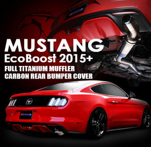 TOMEI FULL TITANIUM MUFFLER EXPREME Ti FORD MUSTANG 2015+ ECOBOOST S550 (SINGLE)