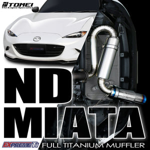 TOMEI FULL TITANIUM MUFFLER EXPREME Ti ND MX-5 MIATA