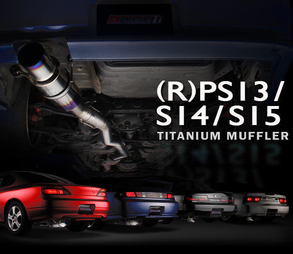 TOMEI FULL TITANIUM MUFFLER EXPREME Ti SILVIA S15 SR20DET