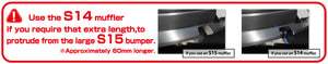 TOMEI FULL TITANIUM MUFFLER EXPREME Ti SILVIA S15 SR20DET