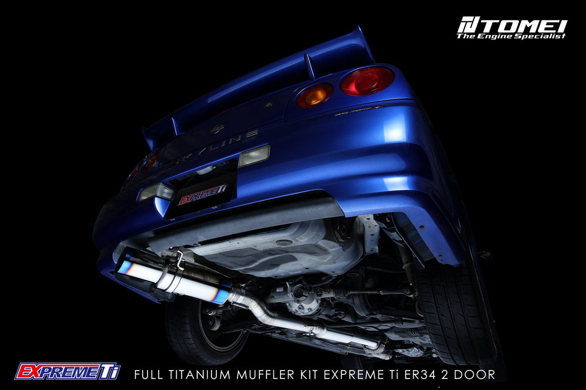 TOMEI FULL TITANIUM MUFFLER EXPREME Ti SKYLINE ER34 2 DOOR