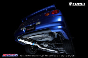 TOMEI FULL TITANIUM MUFFLER EXPREME Ti SKYLINE ER34 2 DOOR