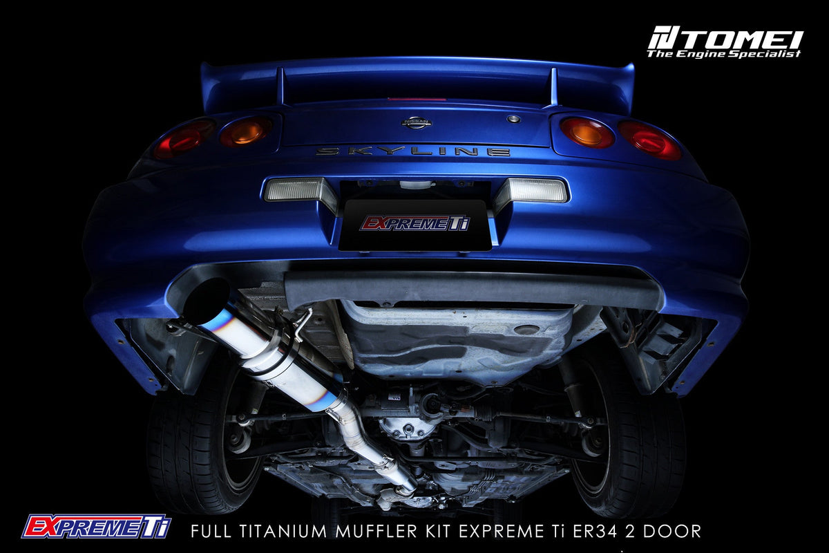 TOMEI FULL TITANIUM MUFFLER EXPREME Ti SKYLINE ER34 2 DOOR