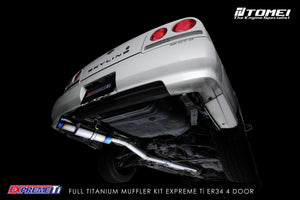 TOMEI FULL TITANIUM MUFFLER EXPREME Ti SKYLINE ER34 4 DOOR