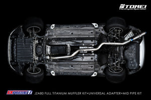TOMEI FULL TITANIUM MUFFLER EXPREME Ti SUPRA JZA80