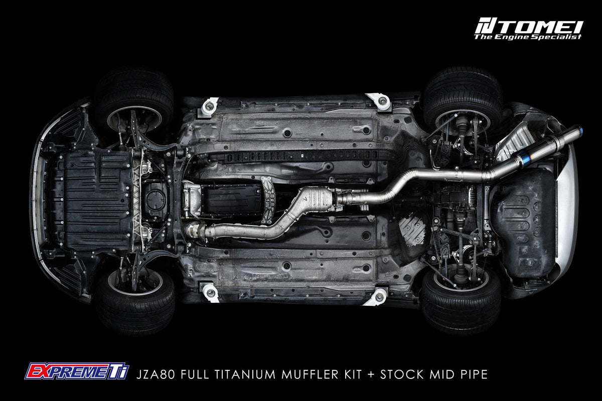 TOMEI FULL TITANIUM MUFFLER EXPREME Ti SUPRA JZA80