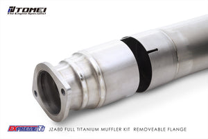 TOMEI FULL TITANIUM MUFFLER EXPREME Ti SUPRA JZA80