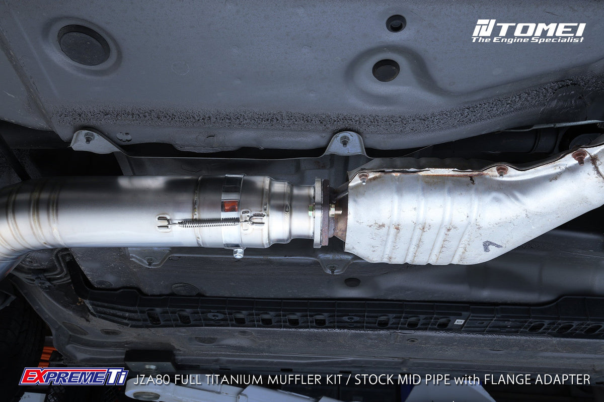 TOMEI FULL TITANIUM MUFFLER EXPREME Ti SUPRA JZA80