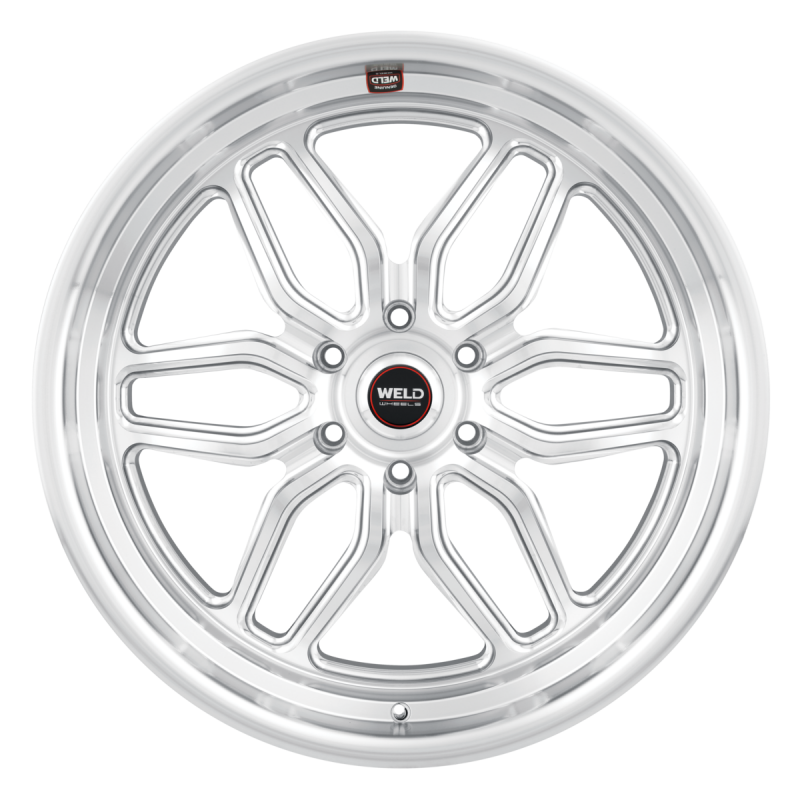 Weld Laguna 6 Street 22x10.5 / 6x139.7 / 7 BS / 106.1 HB - Gloss Machined - Non-BL Wheel