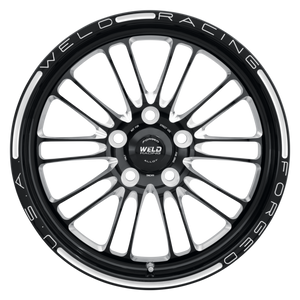 Weld RPM Frontrunner 15x3.5 / 5x4.5 / 2.25 BS / 3.18 HB - Gloss Black Milled - Non-BL Wheel
