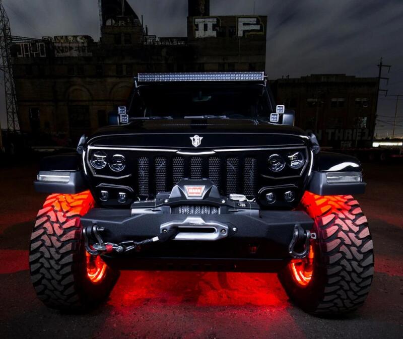 Oracle Jeep JK Upper Windshield Brackets/Light Combo