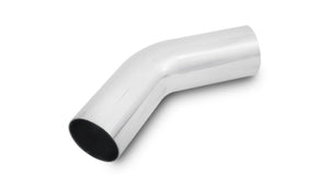 Vibrant 3.5in O.D. Universal Aluminum Tubing (45 degree bend) - Polished