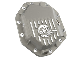 aFe 19-25 GM Trucks Front Diff Cover - Raw w/ Machined Fins
