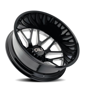 Cali Off-Road 9115D Invader Dually 22x8.25 / 8x210 BP / -232mm OS / 154.2mm Hub Gls Blk Mill Wheel