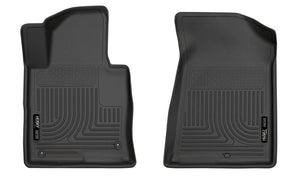 Husky Liners 15-19 Hyundai Sonata/16-20 Kia Optima WeatherBeater Front Floor Liner - Black