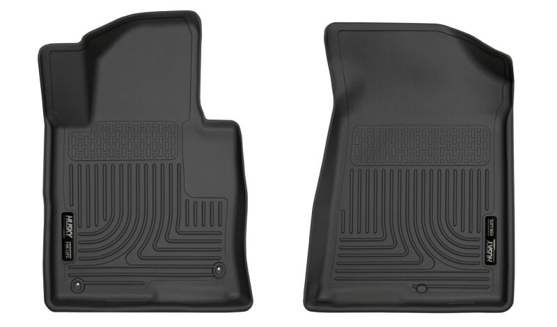 Husky Liners 15-19 Hyundai Sonata/16-20 Kia Optima WeatherBeater Front Floor Liner - Black