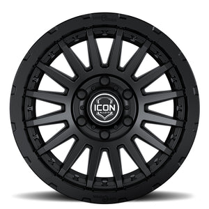 ICON Recon Pro 17x8.5 8 x 6.5 13mm Offset 5.25in BS Satin Black Wheel