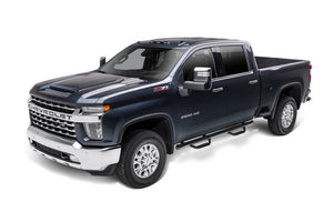 N-Fab Nerf Step 2019 Chevy/GMC 1500 Crew Cab - Cab Length Gloss - Black - 3in