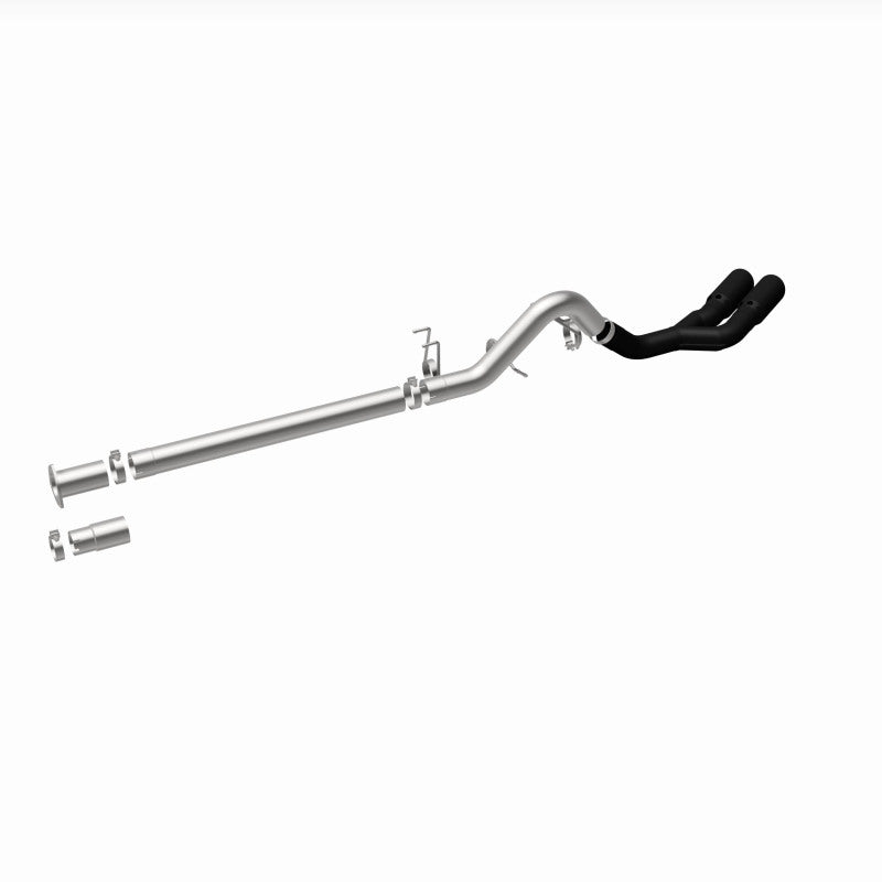 MagnaFlow 08-18 Ford F-250/F-350/F-450 4.6L/6.7 DPF-Back Black 4in Dual Single Rear Exit