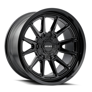 Mayhem 8116 Intrepid 18x9 / 8x165.1 BP / -12mm Offset / 125.2mm Hub Gloss Black Wheel