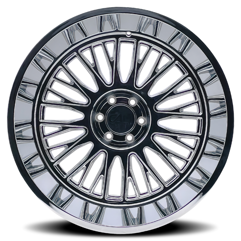 Cali Off-Road 9116 Vertex 24x14 / 6x135 BP / -76mm Offset / 87.1mm Hub Chrome Wheel