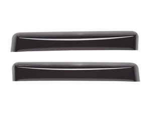 WeatherTech 09+ Dodge Ram 1500 Rear Side Window Deflectors - Dark Smoke