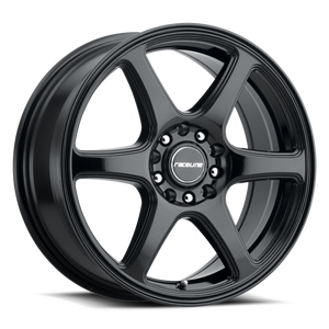 Raceline 146B Matrix 18x8in / 5x112/5x120 BP / 40mm Offset / 74.1mm Bore - Gloss Black Wheel