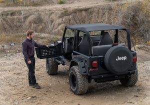 Rampage 97-06 Jeep Wrangler TJ Frameless Trail Soft Top Kit - Black Diamond