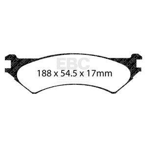 EBC 97-00 Ford Econoline E250 4.2 (4 Wheel ABS) Ultimax2 Rear Brake Pads