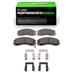 R1 94-00 Mitsubishi Montero Front Performance Sport Pads & Hardware Kit