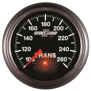 Autometer Elite 52.4mm 100-260F Transmission Temperature Peak & Warn w/ Electronic Control Gauge