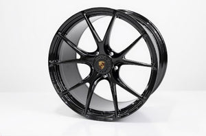 Vossen X Champion RS74 20X9 / ET52 / 5X130 / Gloss Black Wheel / 981 GT4 - Front
