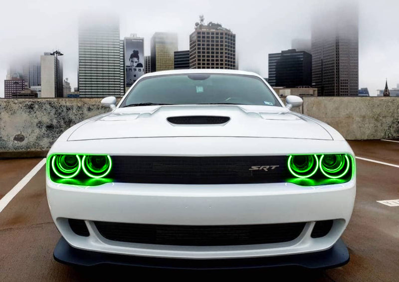 Oracle 15-21 Dodge Challenger LED Waterproof Halo Kit - ColorSHIFT - BC1