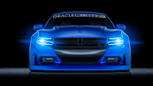 Oracle 15-21 Dodge Charger RGB+W Headlight DRL Upgrade Kit - ColorSHIFT+W
