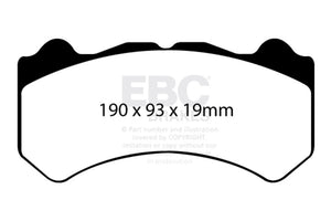 EBC Racing Alcon RC6 SR-21 Sintered Race Front Brake Pads
