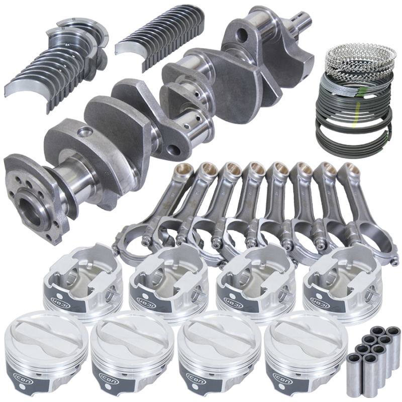 Eagle Chevy 350 3.750in Crank 6.000in I-Beam Rods -18cc 4.040in Pistons Rotating Assembly