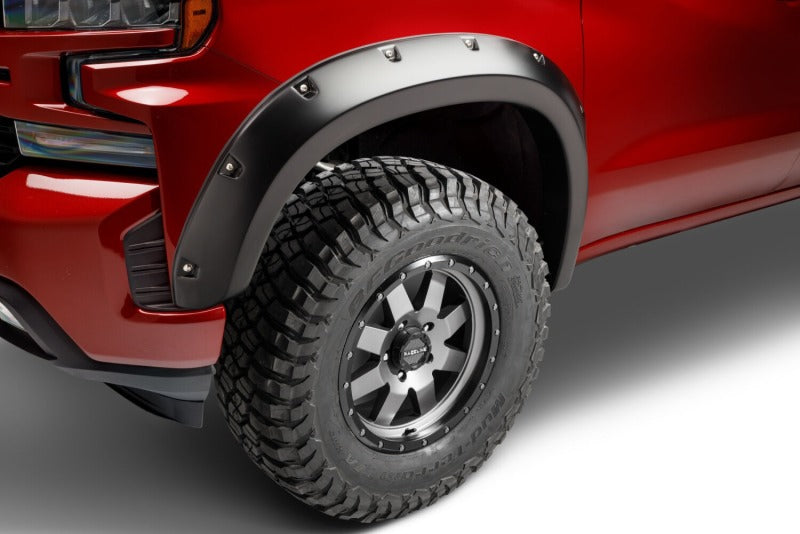 Husky Liners 19-26 Chevrolet Silverado 1500 (Excl. ZR2) Pocket Style Fender Flares 4pc - Black