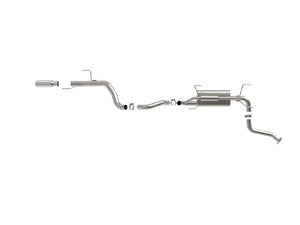 aFe 2025 Toyota 4-Runner 2.5in to 3in SS-304 Cat-Back Exhaust w/ Polished Tip