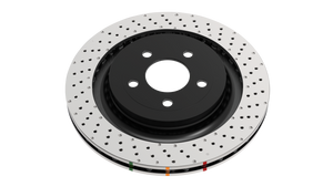 DBA 17-21 Honda Civic Type R Hatch Rear 4000 Series Drilled Rotor