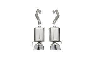 Corsa 2009-2013 Chevrolet Corvette (C6) 6.2L Polished Xtreme Axle-Back Exhaust w/4.5in Tips