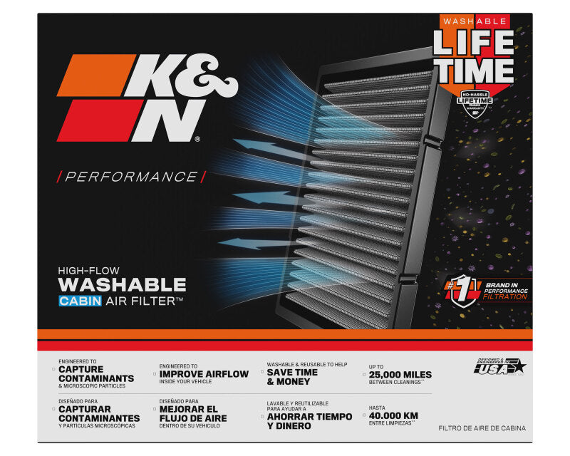 K&N 09-18 Subaru Forester 2.5L H4 F/I Cabin Air Filter