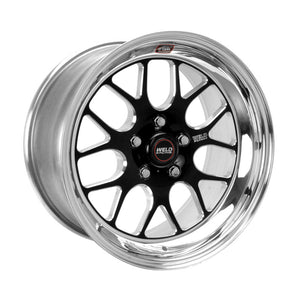 Weld S77 17x8 / 5x115mm BP / 5.3in. BS Black Wheel (Medium Pad) - Non-Beadlock