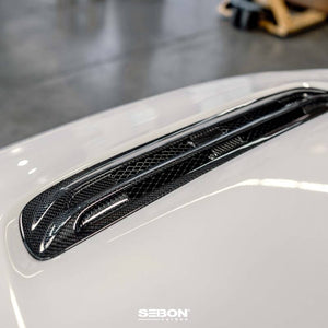 Seibon 2023+ Honda Civic Type R Carbon Fiber Hood Scoop