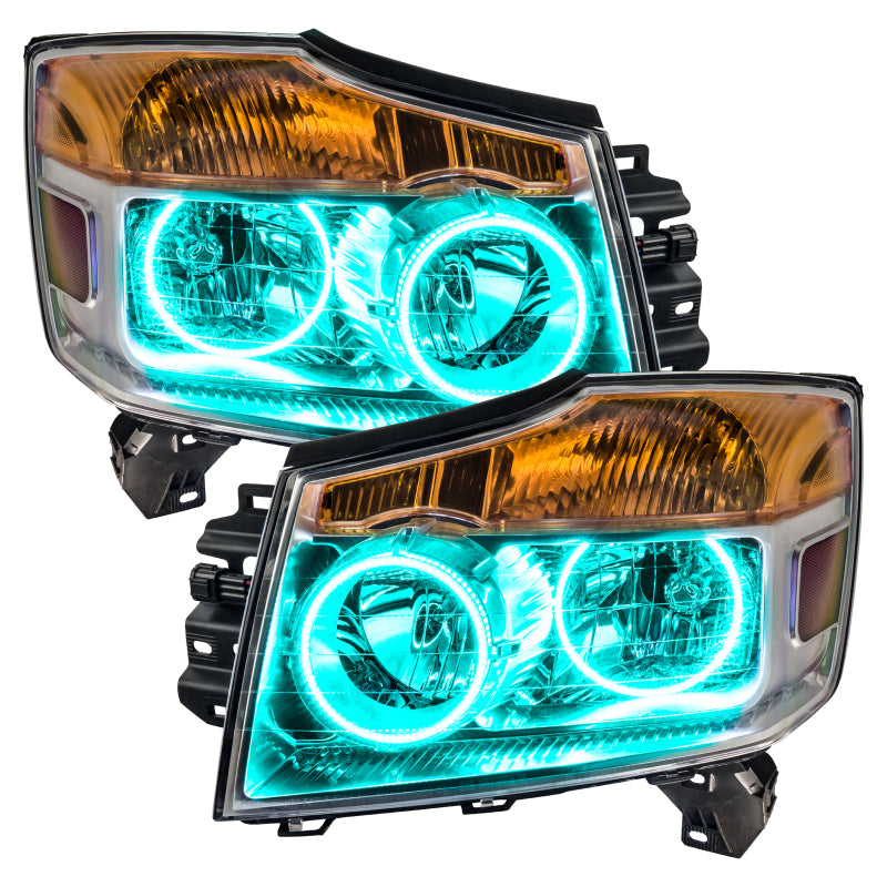 Oracle Nissan Titan 04-07 Halo Kit - ColorSHIFT w/ 2.0 Controller