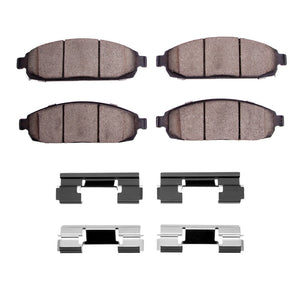 R1 2005-2010 Jeep Grand Cherokee Front R1 Semi Met Pads & Hardware Kit