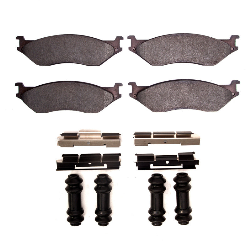 R1 99-10 Coachmen Mirada Front/Rear Semi Met Pads & Hardware Kit