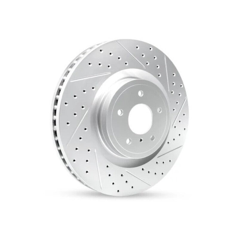 R1 10-25 Buick Allure Front Right Drilled & Slotted Geo-Carbon Rotor